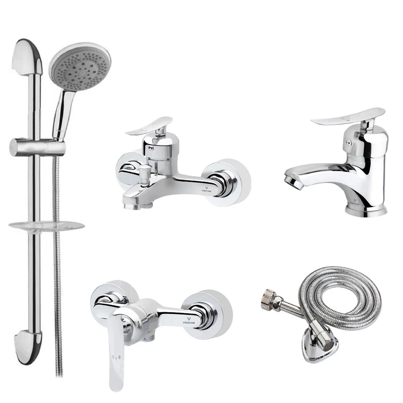 ست شیرآلات ویسادار مدل هرمس مجموعه 5 عددی