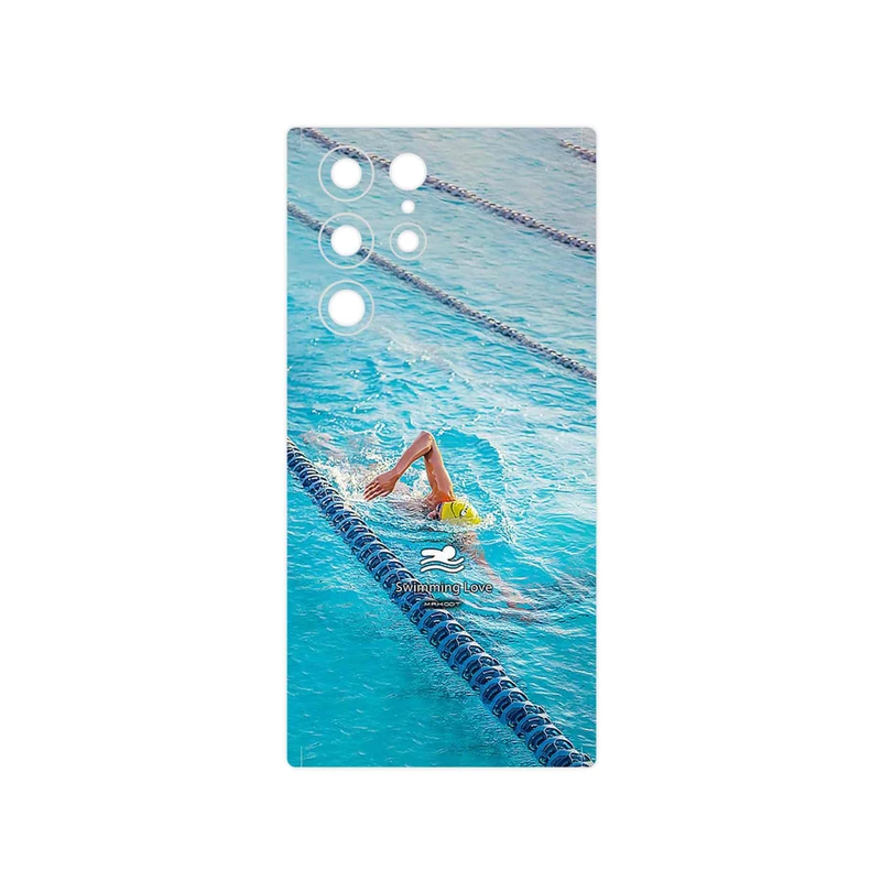 برچسب پوششی ماهوت مدل Swimming مناسب برای گوشی موبایل سامسونگ Galaxy S22 Ultra 5G