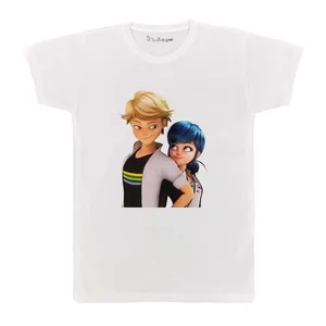 تی شرت بچگانه پرمانه طرح دختر کفشدوزکی کد pmt.5210