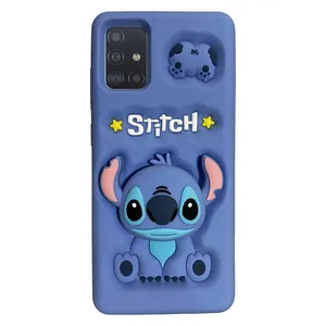 کاور مدل سیلیکون طرح استیچ مناسب برای گوشی موبایل سامسونگ Galaxy A51