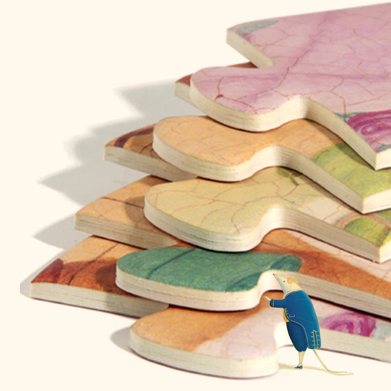 پازل 36 تکه میدیر مدل شنل قرمزی