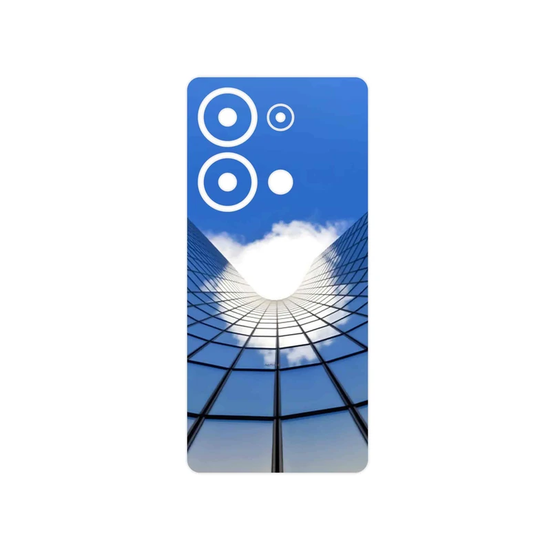 برچسب پوششی ماهوت مدل Glass skyscraper مناسب برای گوشی موبایل شیائومی Redmi Note 13 Pro 4G