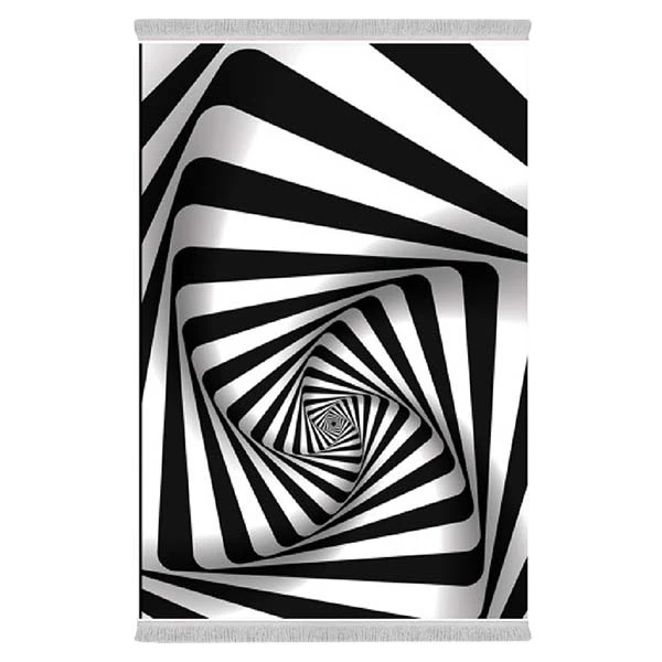 فرش پارچه‌ای دفه مدل فرشینه طرح فانتزی کد 8080