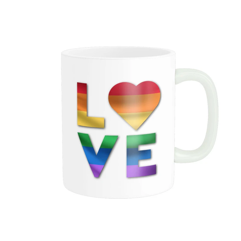 ماگ پادآفرین مدل عشق طرح قلب LOVE کد p6352