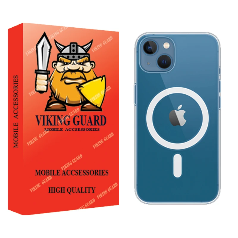 کاور وایکینگ قاب مدل مگ سیف طرح ساده مناسب برای گوشی موبایل اپل iPhone 13 mini