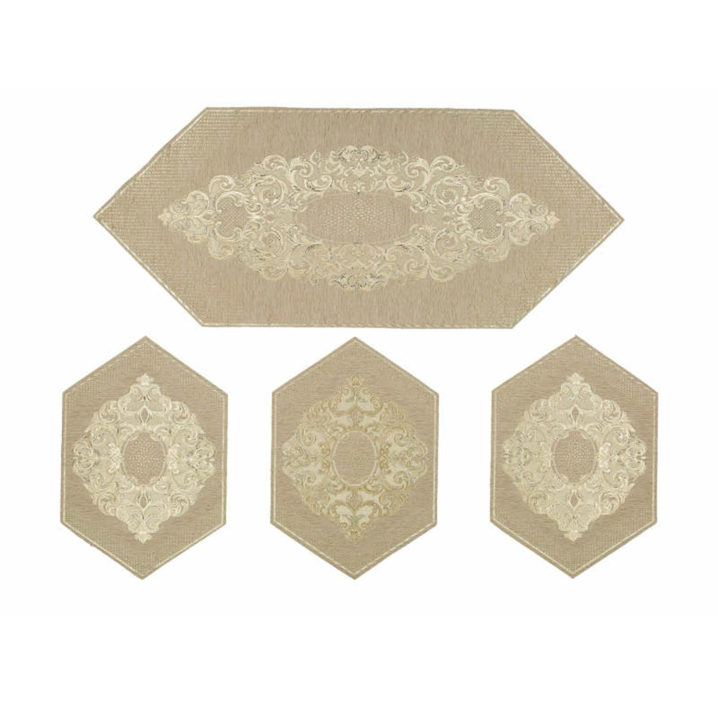 ست رومیزی 4 تکه مدل MT71