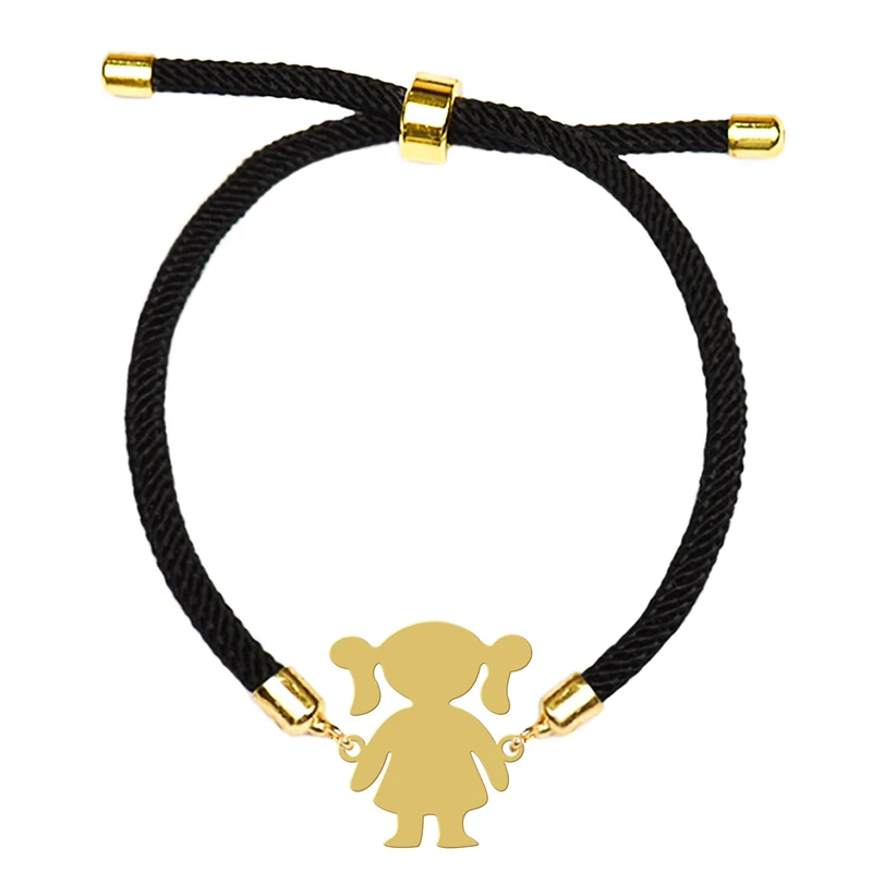 دستبند زنانه هایکا مدل کارتونی دختر بچه کد d.ha293