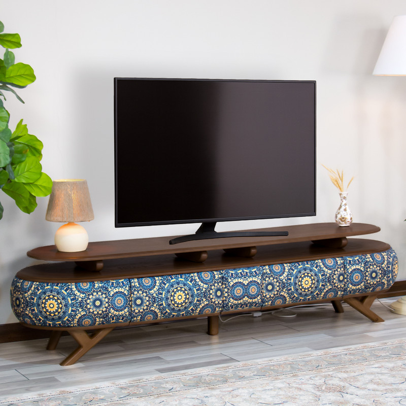 میز تلویزیون مدل سلین 190 مناسب برای تلویزیون تا 75 اینچ
