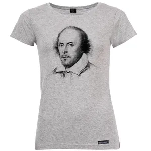 تی شرت آستین کوتاه زنانه 27 مدل William Shakespeare کد MH939