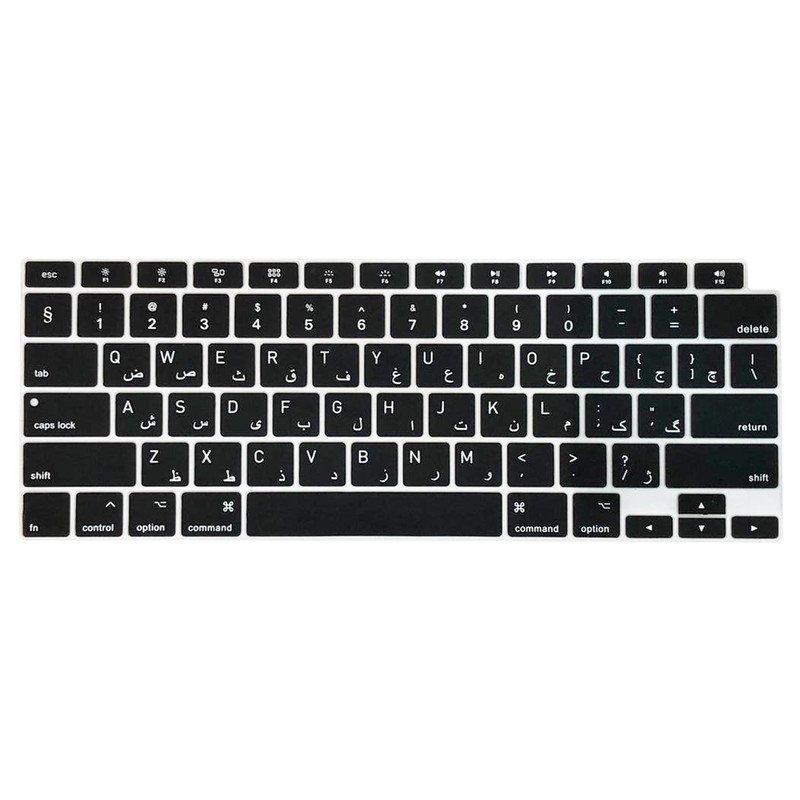 مشخصات، قیمت و خرید محافظ كيبورد با حروف فارسی مدل A2179 مناسب برای لپ تاپ اپل MacBook Air 13 2020 | دیجی‌کالا