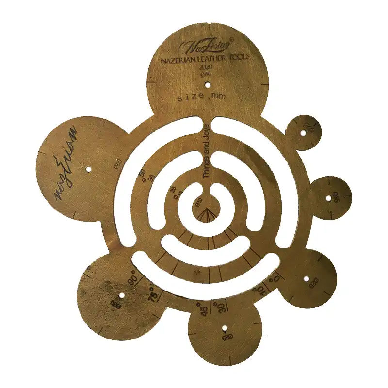 شابلون چرم دوزی ناظریان طرح دایره کد st-R07