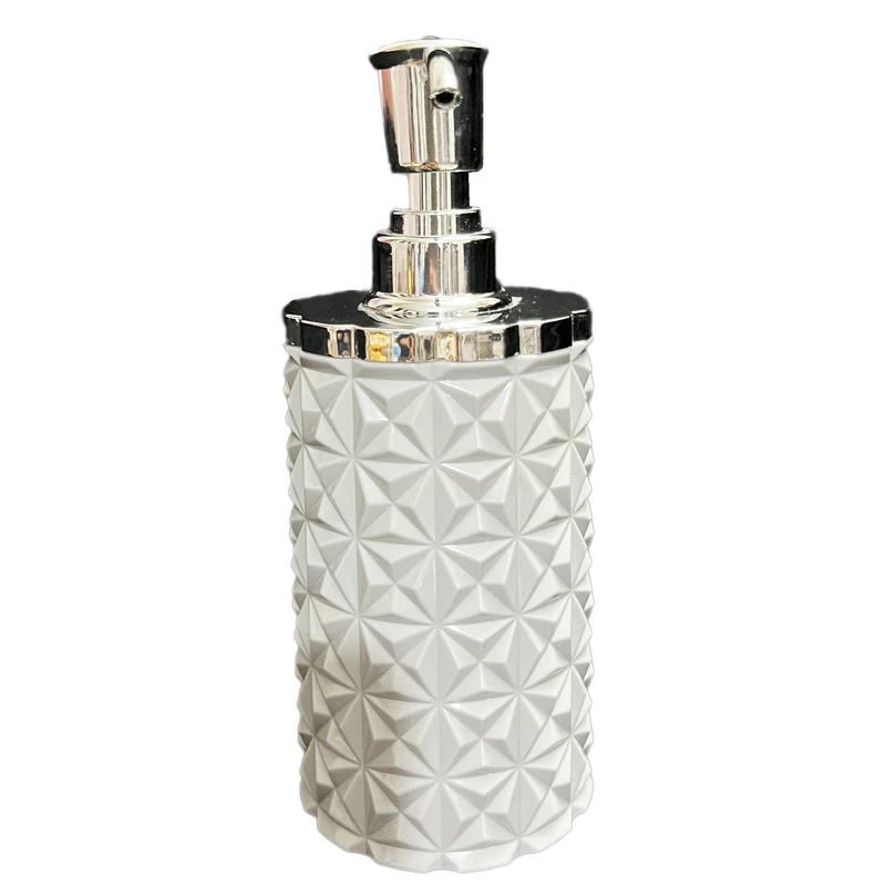 پمپ مایع دستشویی مدل  گرد کروم کد349