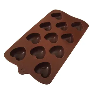 قالب شمع مدل قلبي مجموعه 2 عددي