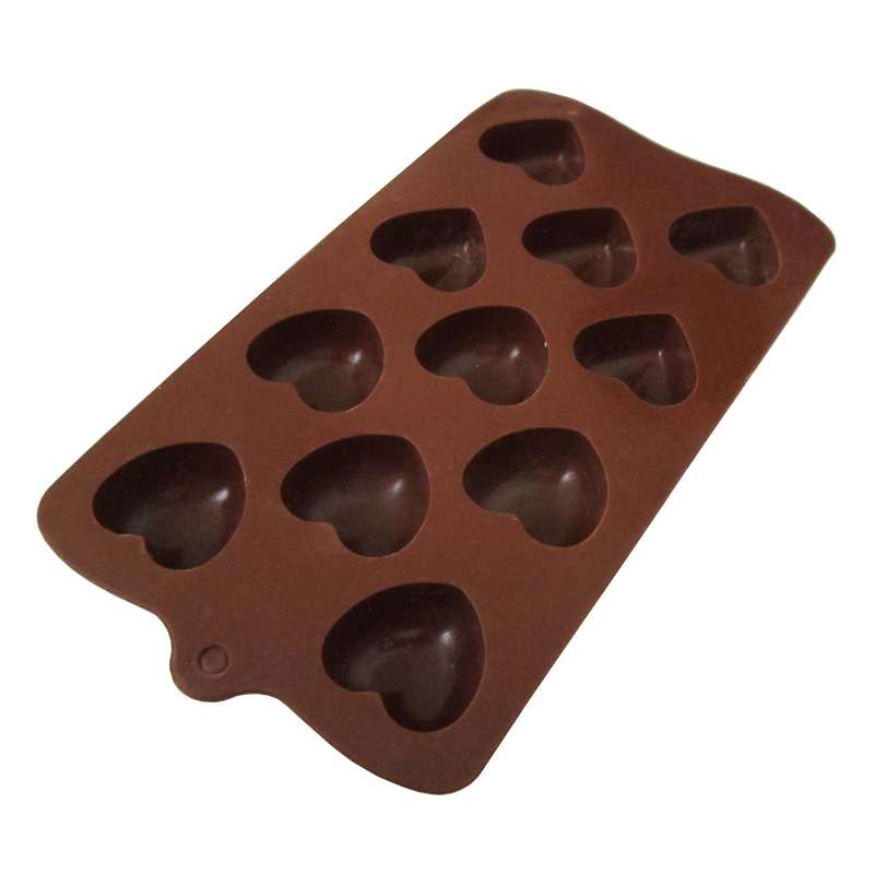 قالب شمع مدل قلبي مجموعه 2 عددي