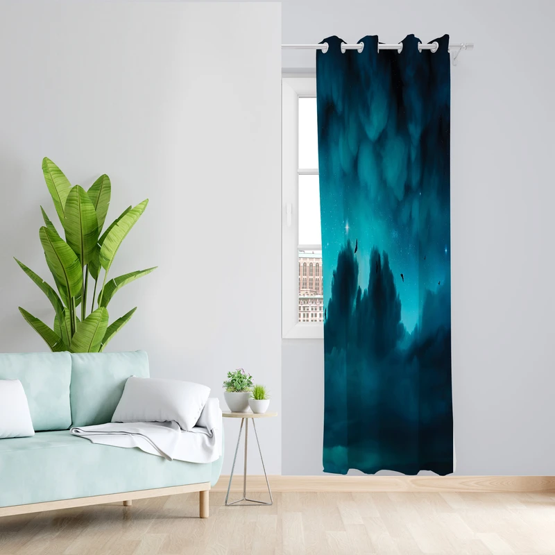 پرده مدل مخمل پانچی کد 2401 z سایز 140x200 سانتی متر