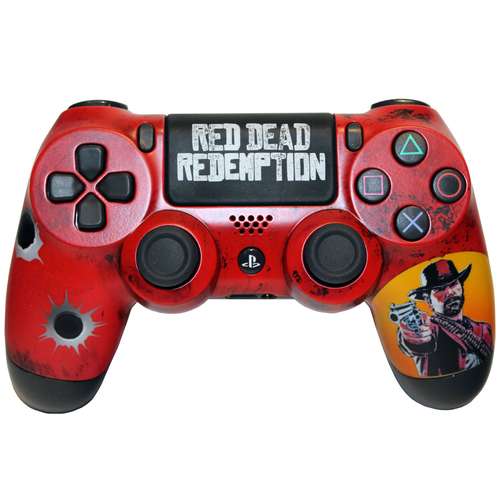 دسته بازی پلی استیشن 4 مدل DualShock4 طرح Red Dead