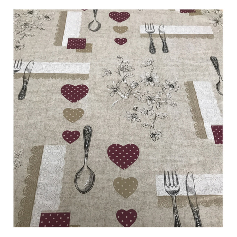 سفره 6 نفره مدل ماژستیک طرح 2 رو کد 04 سایز 140×100 سانتی متر