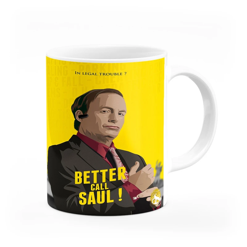 ماگ هومرو طرح بهتره با ساول تماس بگیری Better Call Saul مدل MG6374