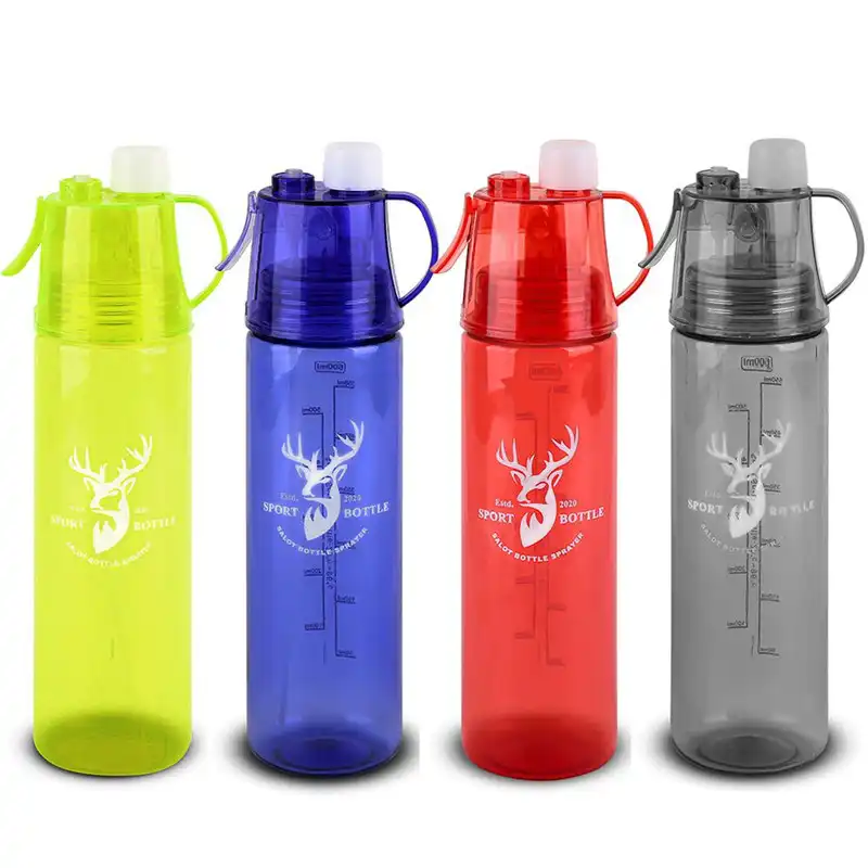 قمقمه اسپری دار مدل دوچرخه گنجایش 0.6 لیتر بسته 2 عددی