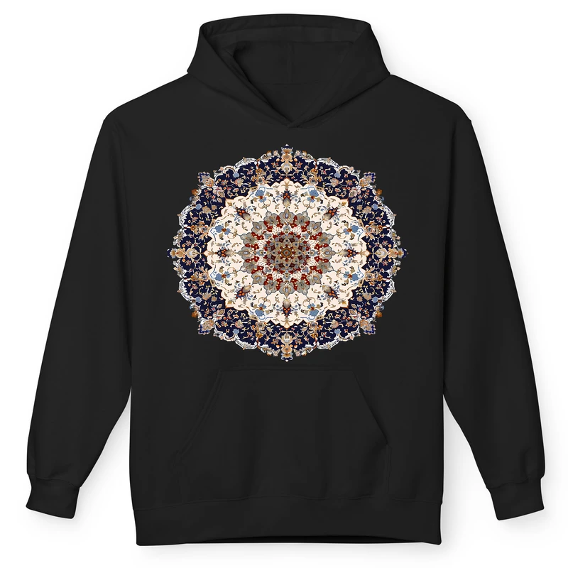 هودی مردانه پاد آفرین مدل فرش ایرانی کد 18