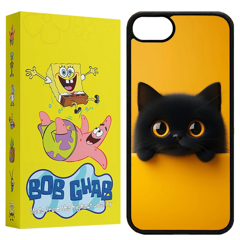 کاور باب قاب طرح گربه مدل B16E مناسب برای گوشی موبایل اپل iPhone 16e