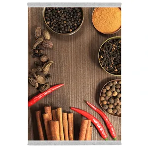 فرش پارچه‌ای دفه مدل فرشینه طرح آشپزخانه کد 1151