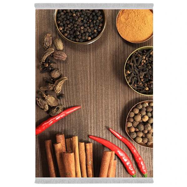 فرش پارچه‌ای دفه مدل فرشینه طرح آشپزخانه کد 1151