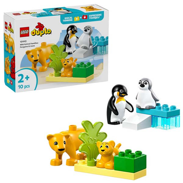 لگو 10 قطعه سری دوپلو مدل Penguins and Lions کد 10442