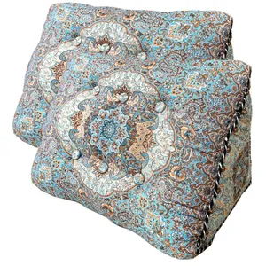 پشتی ترمه مدل شاه نشین بسته 2 عددی