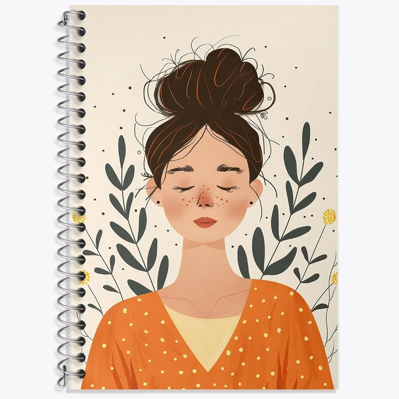 دفتر زبان 50 برگ خندالو مدل سه خط طرح دخترانه کد F1778