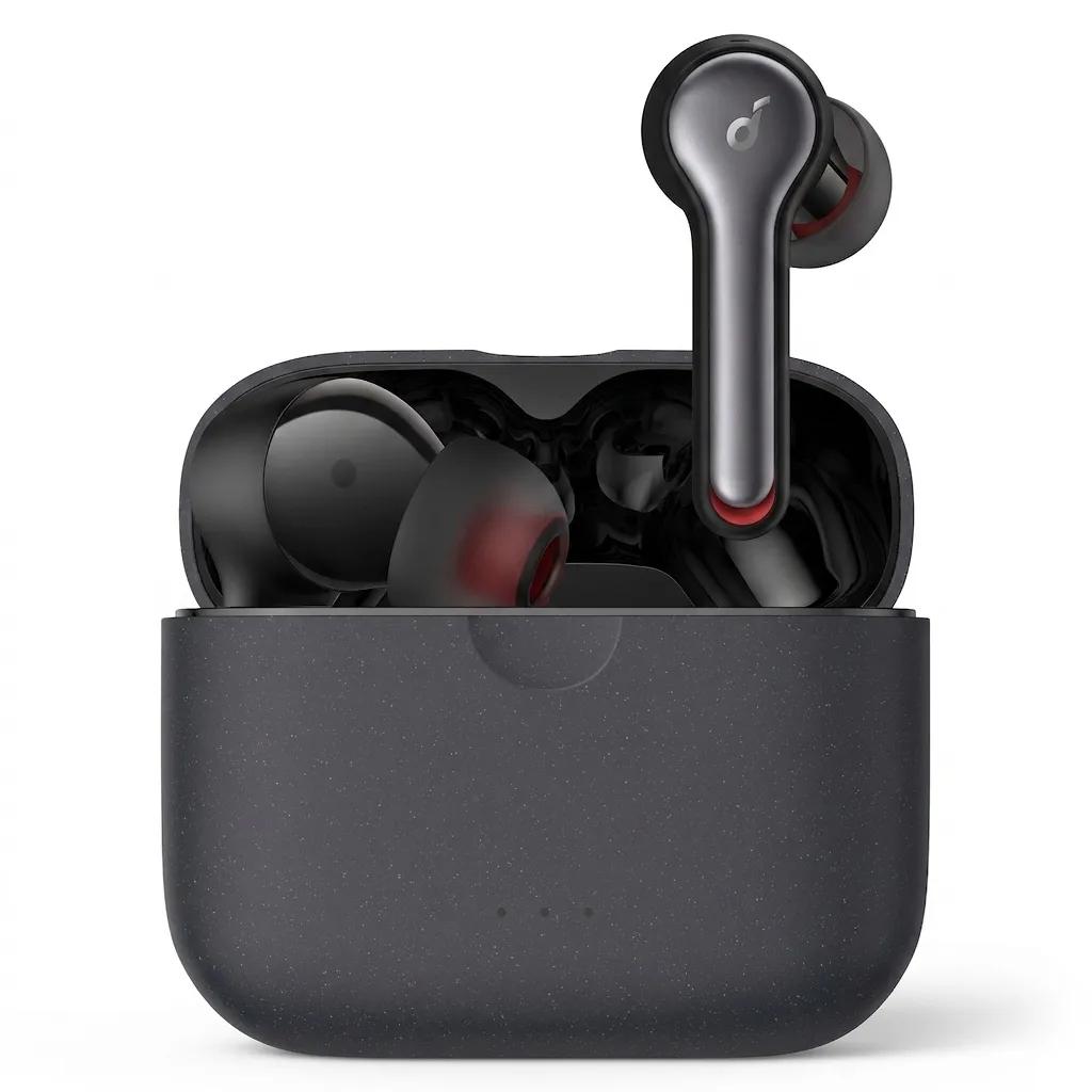 هدفون بلوتوثی انکر مدل SoundCore Liberty Air 2 بدون قابلیت نویز کنسلینگ، درگاه شارژ USB Type-C، دارای کنترل لمسی، مقاوم در برابر رطوبت و عرق