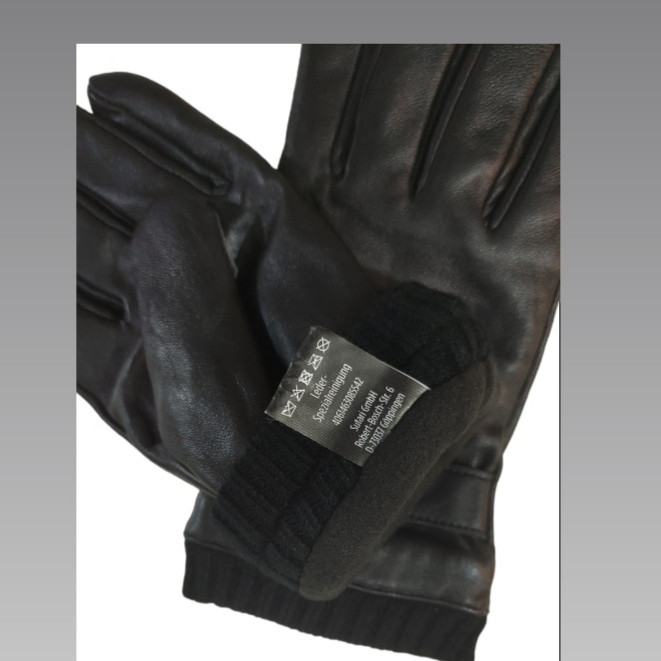 دستکش مردانه استایل لیدر مدل چرمی 606060 دستکش مردانه استایل لیدر مدل چرمی 606060