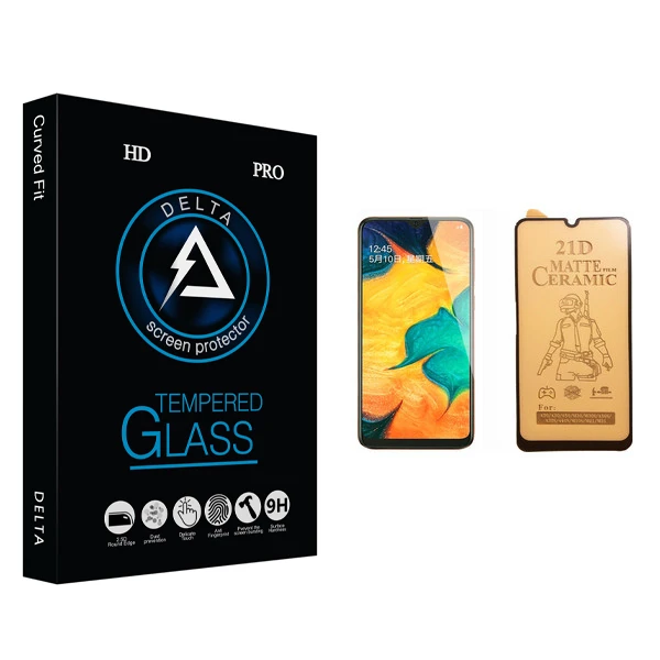 محافظ صفحه نمایش سرامیکی دلتا مدل Fit مناسب برای گوشی موبایل سامسونگ Galaxy A40s