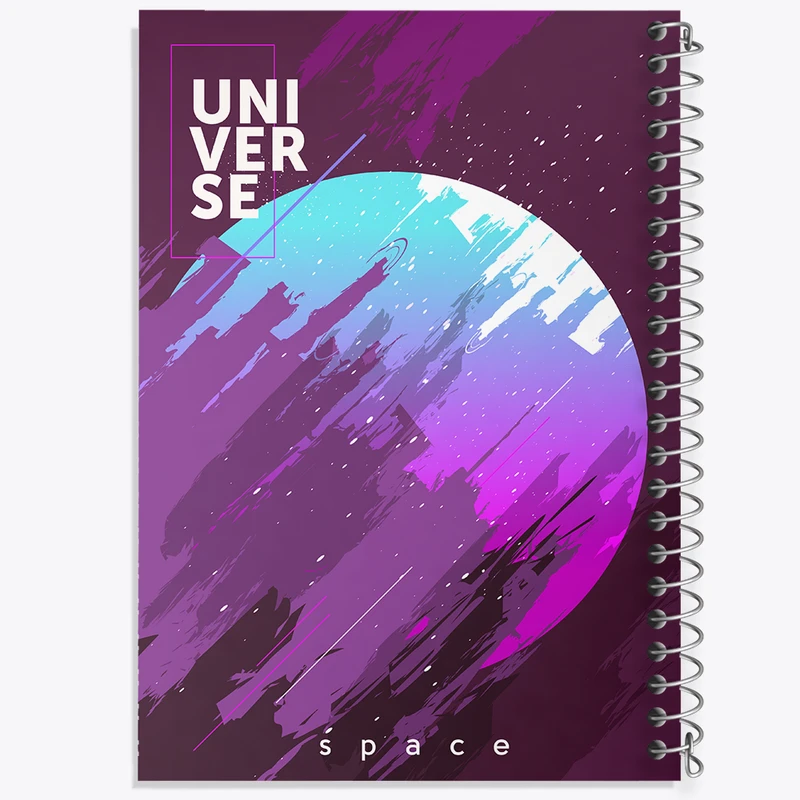 دفتر مشق 50 برگ خندالو طرح فضایی کد N580