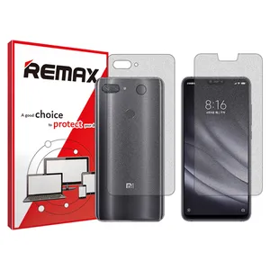 Remax HyMTT model matte screen protector suitable for Xiaomi Mi 8 Lite mobile phone along with the back protector