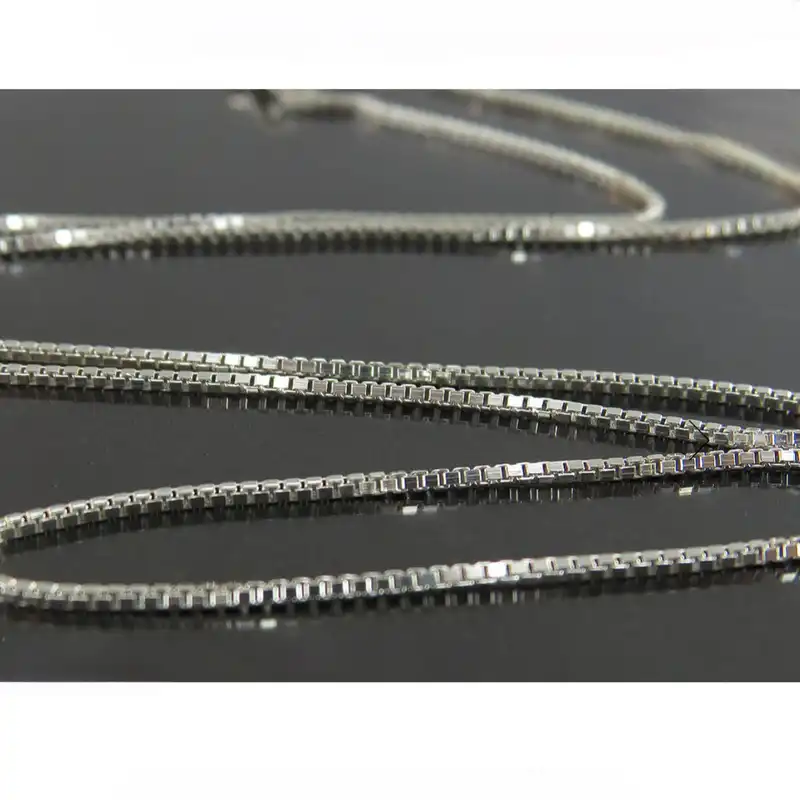 زنجیر نقره زنانه مدل ونیزی ظریف ایتالیایی