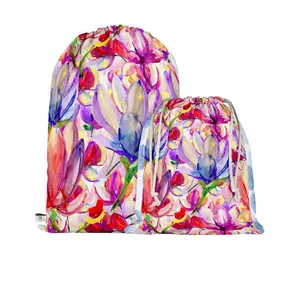 کوله پشتی ورزشی مدوپد طرح گل زعفران مدل md00121 بسته 2 عددی