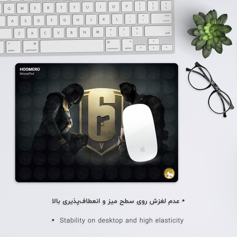 ماوس پد هومرو طرح بازی Rainbow Six Siege مدل A2317 2