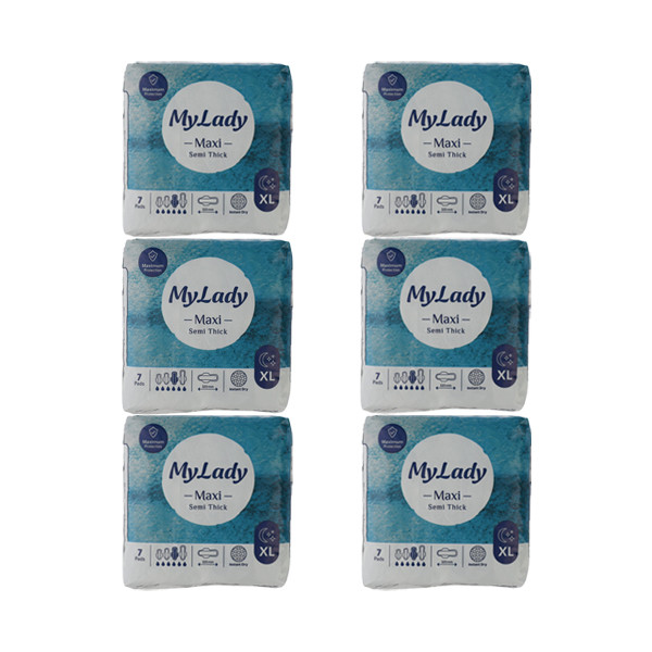 نوار بهداشتی مای لیدی مدل مکسی مجموعه 6 عددی