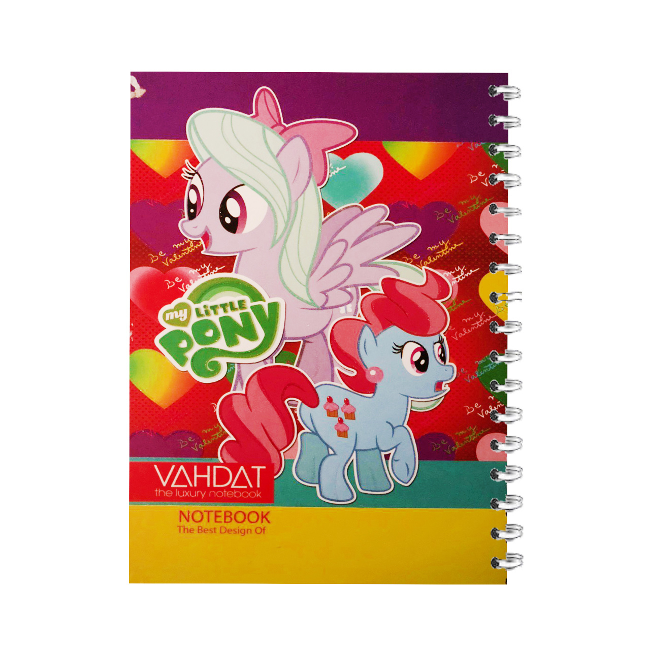 دفتر 100 برگ وحدت طرح PONY کد 34