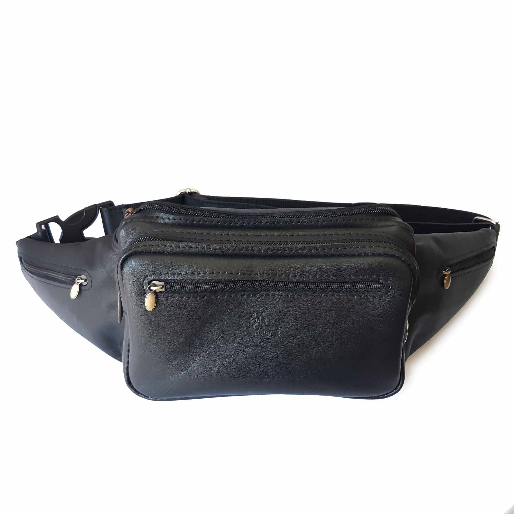 کیف کمری مردانه چرم مارلیک مدل MM107_BL