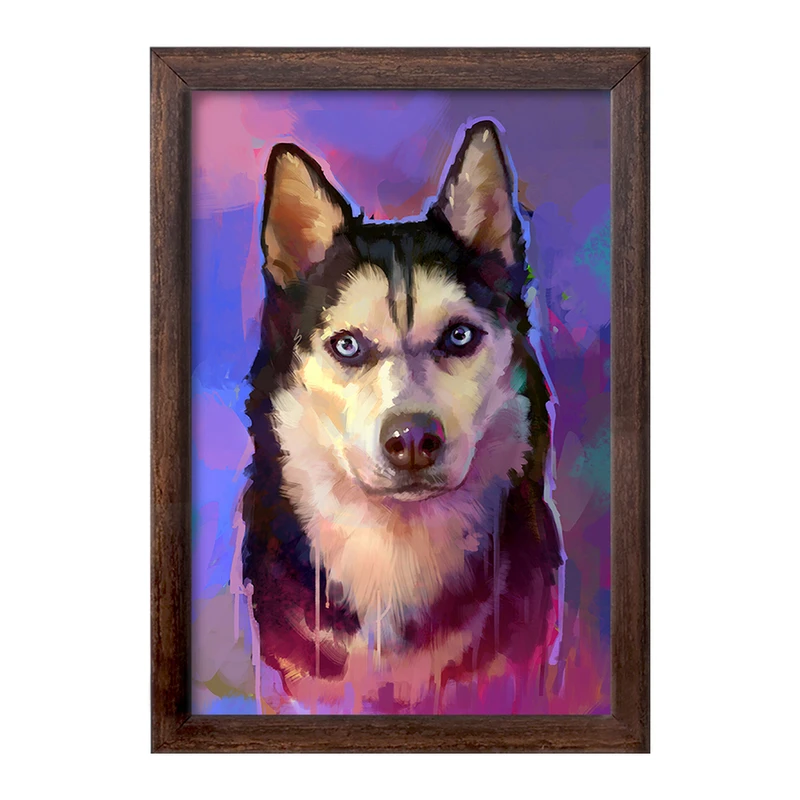 تابلو خندالو طرح سگ (Dog) کد F975