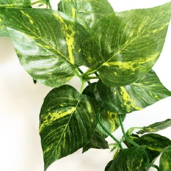 عکس شماره 3 : گل مصنوعی مدل ریسه برگ طرح پتوس