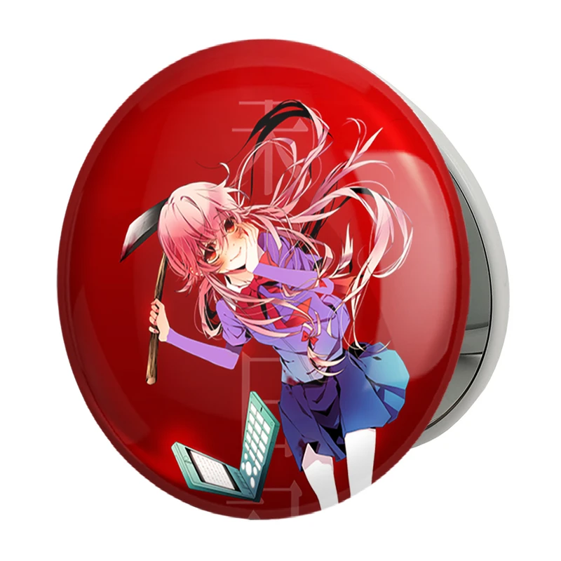 آینه جیبی خندالو طرح یونو انیمه میرای نیکی مدل تاشو کد 32389