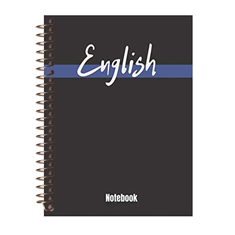 دفتر زبان 60 برگ طرح حروف انگلیسی کد L72