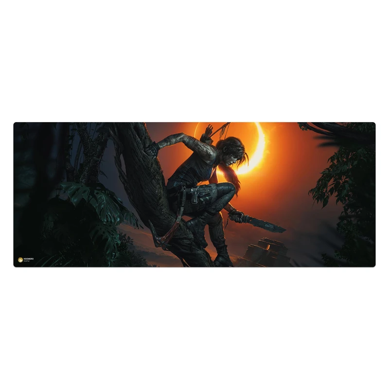 ماوس پد هومرو مدل HX571 طرح Tomb Raider سایز 40x100 سانتی‌متر