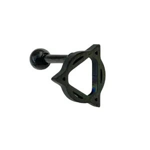 پیرسینگ گوش زنانه مدل دایره و مثلث کد P4308