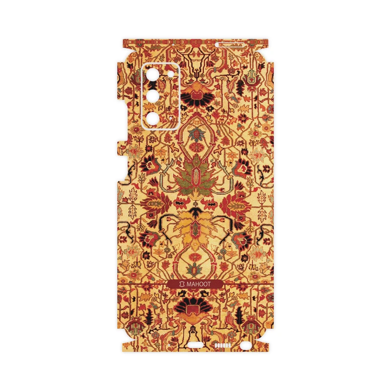 برچسب پوششی ماهوت مدل Full skin-Persian-Carpet-Yellow مناسب برای گوشی موبایل سامسونگ Galaxy Note20