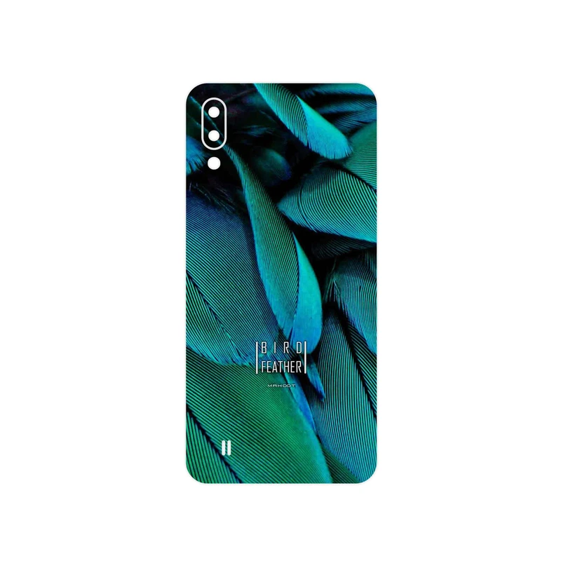 برچسب پوششی ماهوت مدل Green Feather مناسب برای گوشی موبایل سامسونگ Galaxy M10