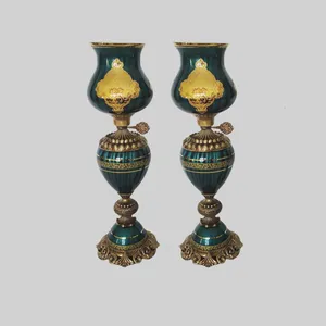 شمعدان کریستال سازان کد SH1224 بسته دو عددی